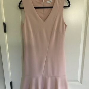 NEW, LADIES BLUSH COLOR KNEE LENGTH DRESS